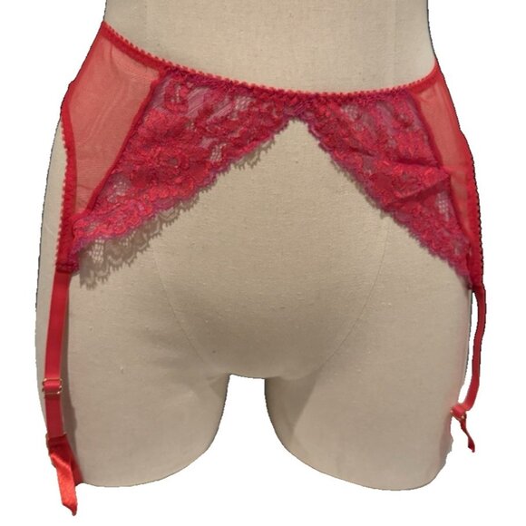 Journelle Chloe Suspender Belt Color: Berry Size XL JOU-2410-01 - Picture 3 of 4